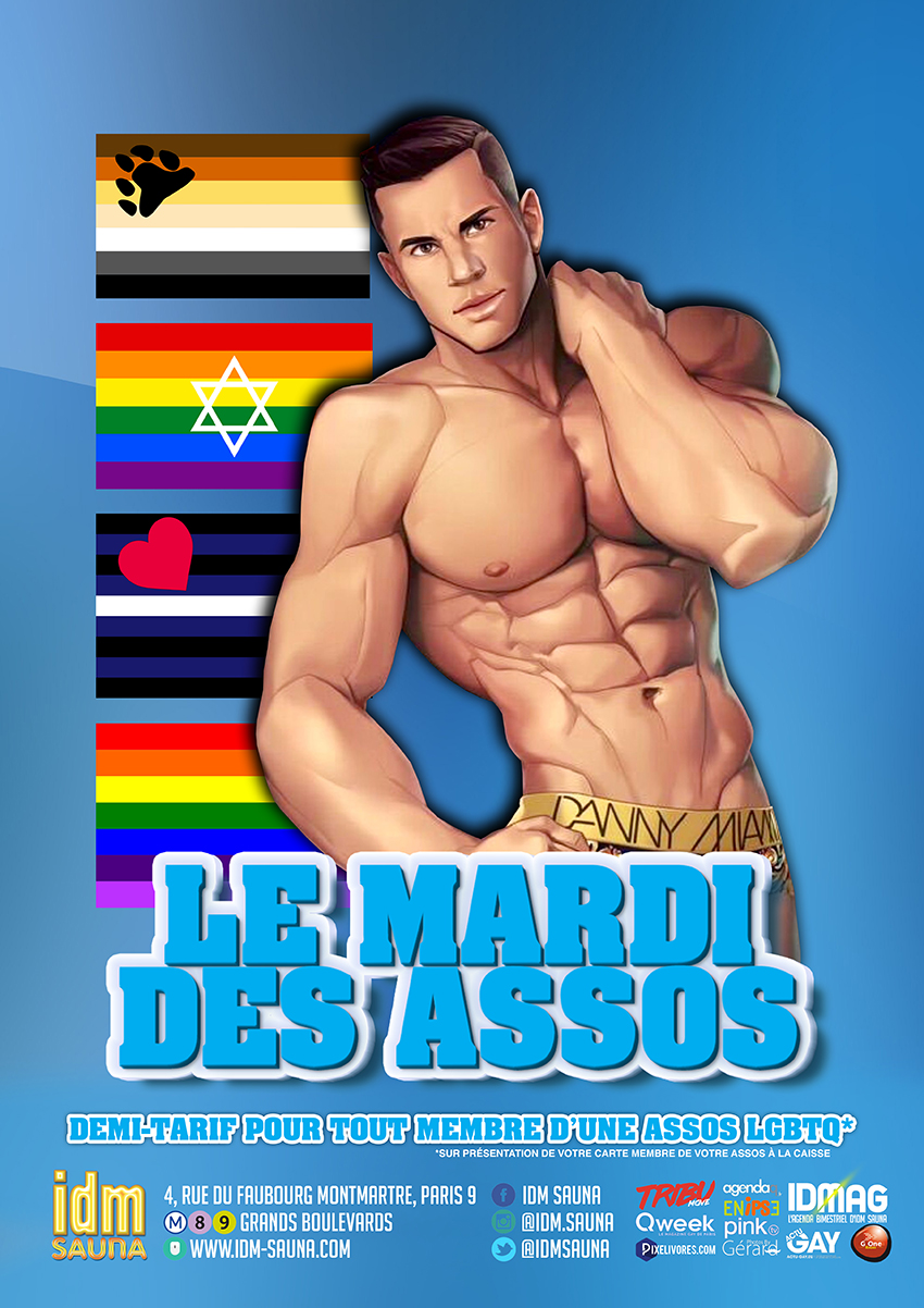 IDM SAUNA ET LES ASSOCIATION LGBT